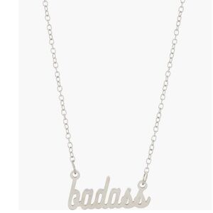 Adornia Silver 'Badass' Necklace